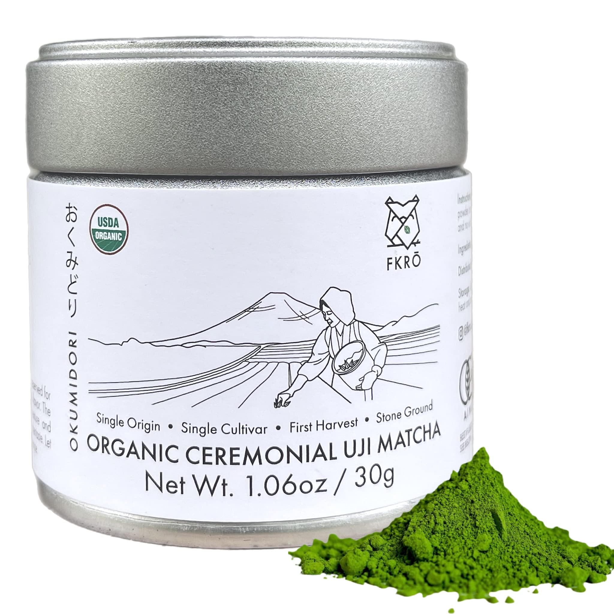 Organic Okumidori Matcha (Uji) 30g