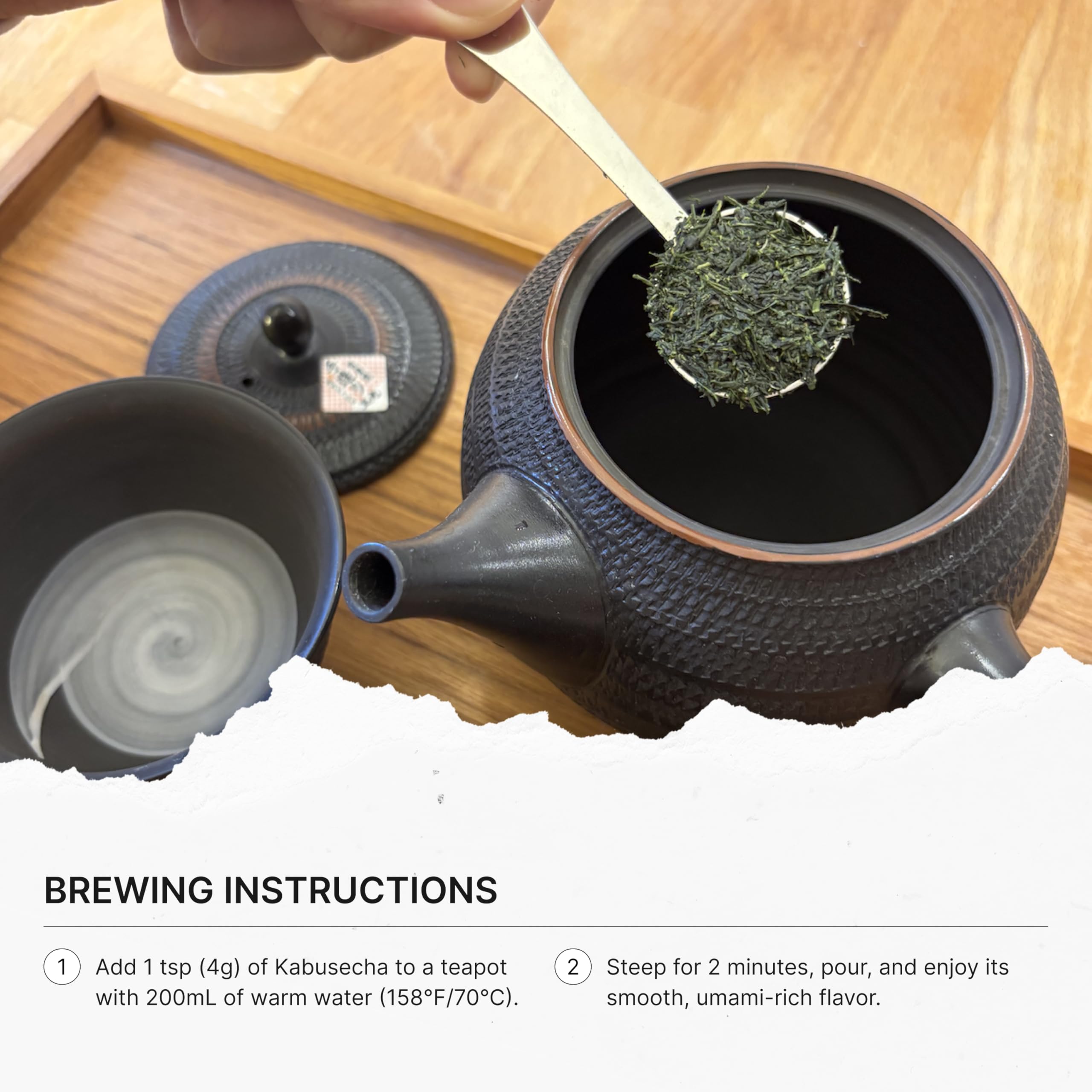 FKRO Organic Kabusecha | Premium Sencha | Japanese Shade-Grown Green Tea | First Harvest Saemidori Cultivar | Hand-Picked, Shaded for 10 Days | Umami Sweet Loose Leaf Green Tea | Freshly Flown from Japan Monthly (100g/3.5oz Pouch)