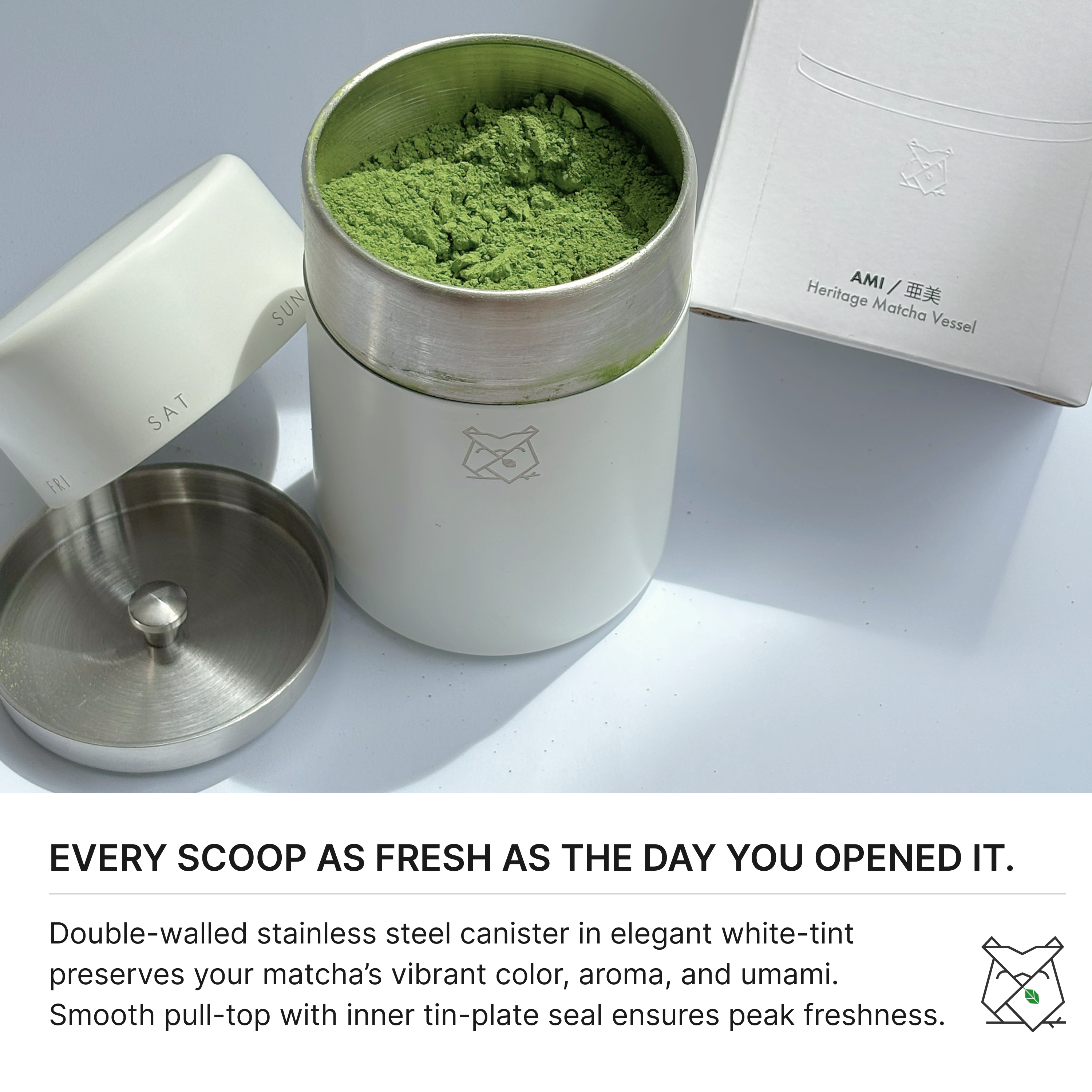 Matcha Powder Canister