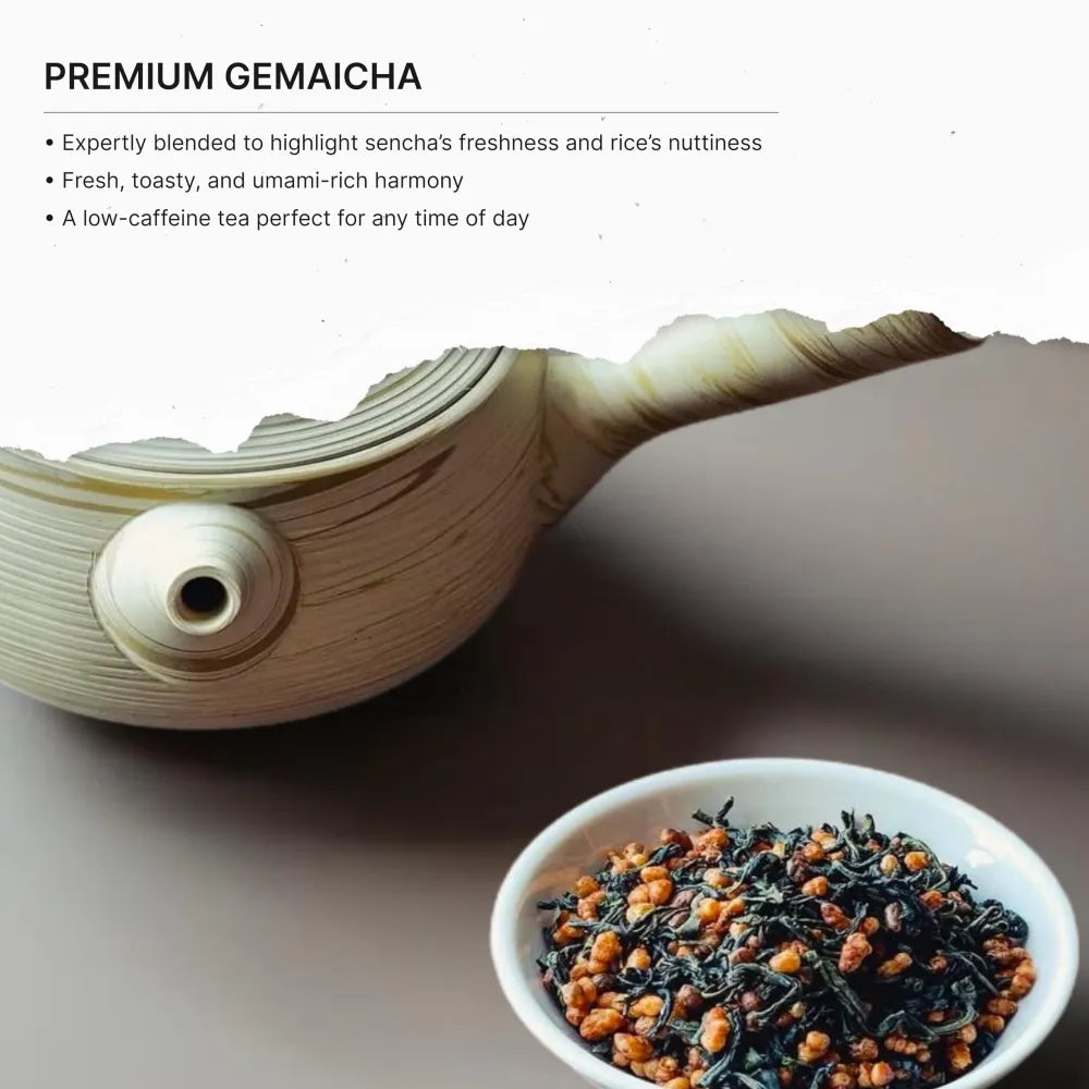 Genmaicha, Organic Roasted Rice Green Tea