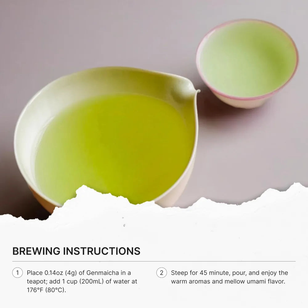 Genmaicha, Organic Roasted Rice Green Tea