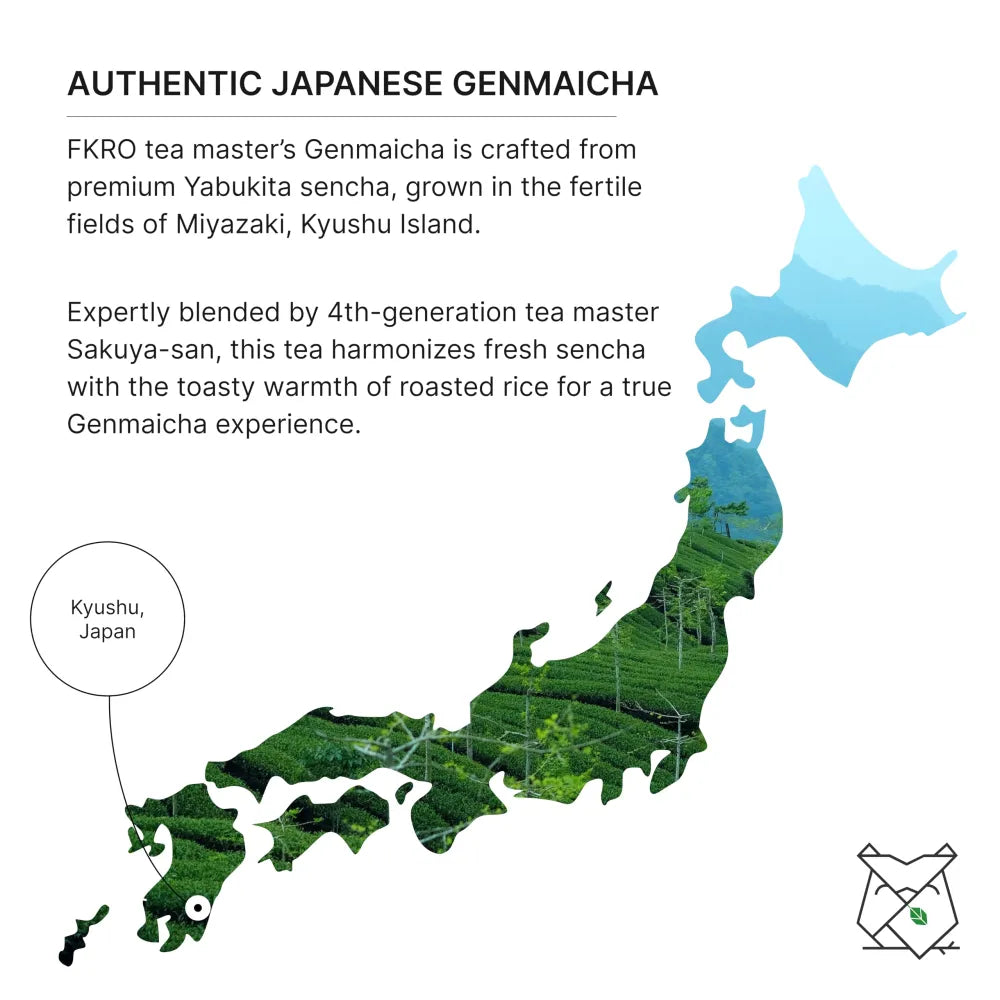 Genmaicha, Organic Roasted Rice Green Tea