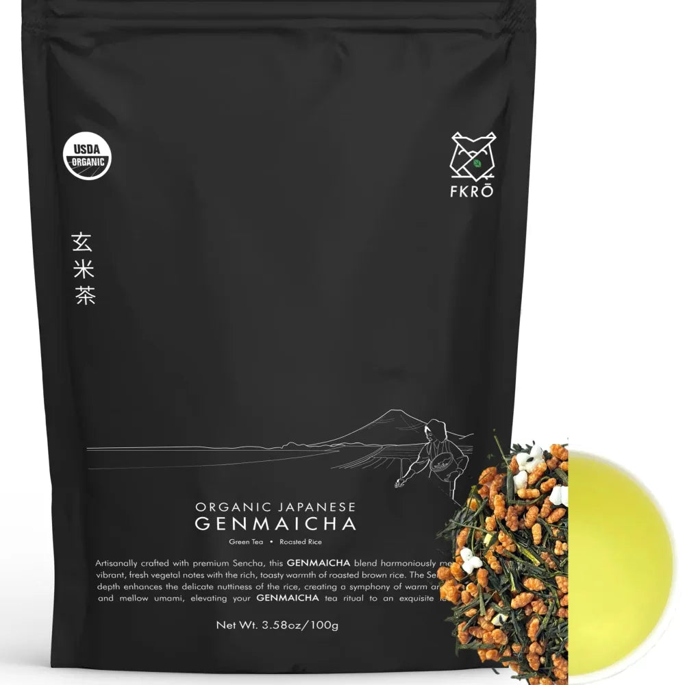 Genmaicha, Organic Roasted Rice Green Tea