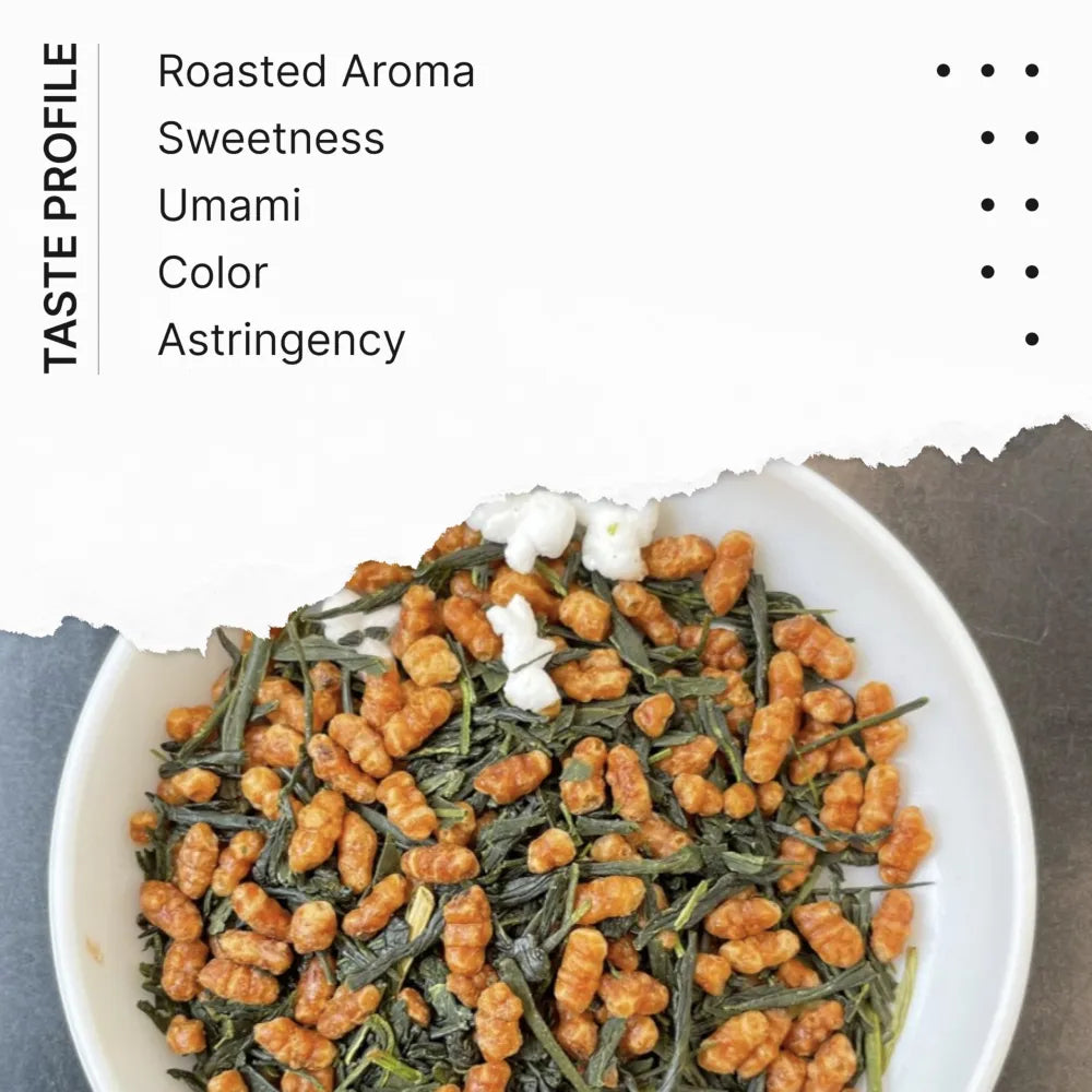 Genmaicha, Organic Roasted Rice Green Tea