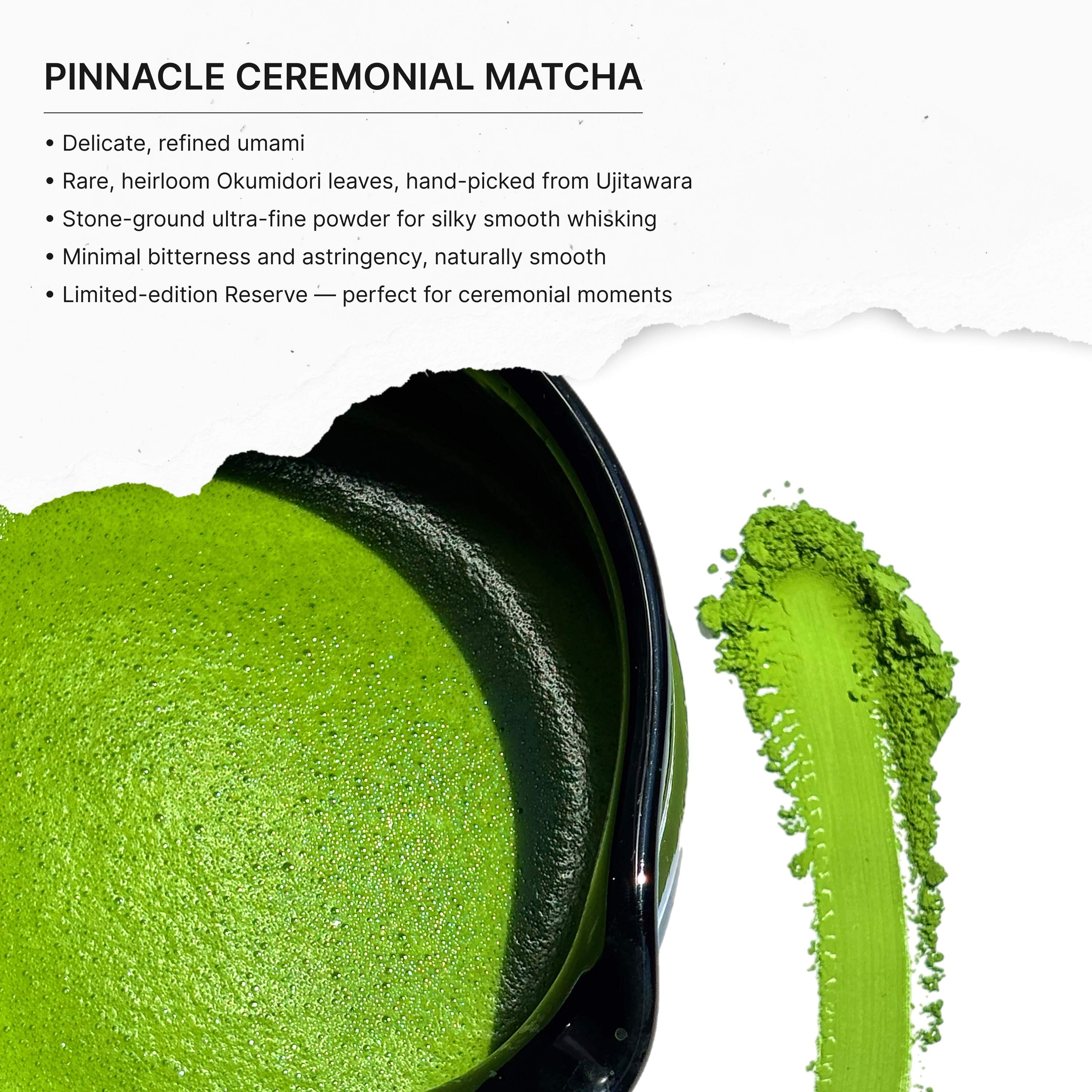 Organic Pinnacle Ceremonial Reserve Matcha 30g